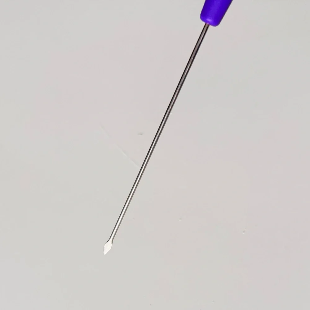 WILTON 9” Stainless Steel Purple & White Candy Fondue & Cake Pop Decorating Tool